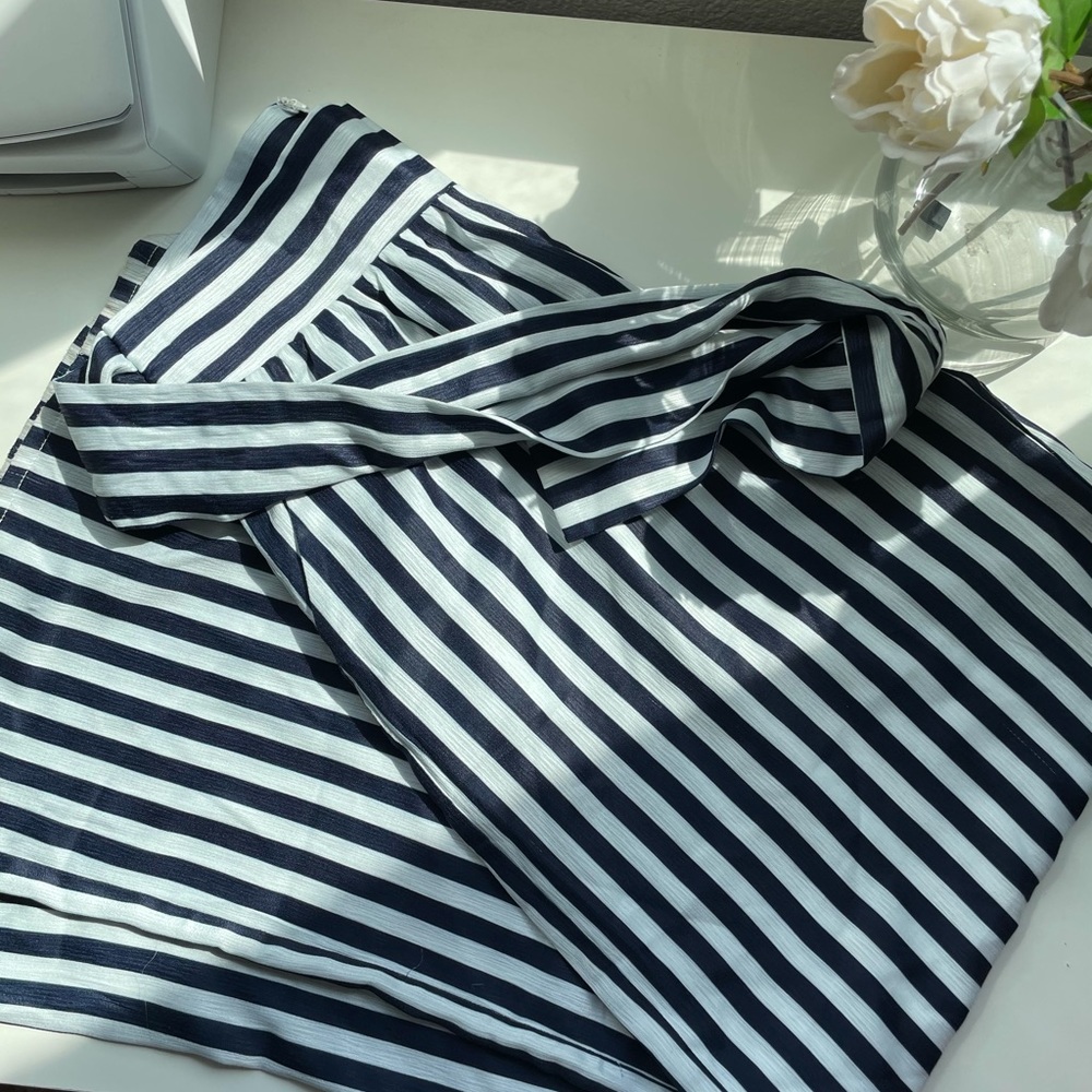 Long stripped flare bottoms